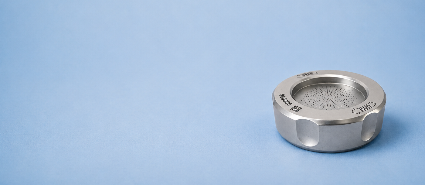 Aluminium Anodized Sampling Head